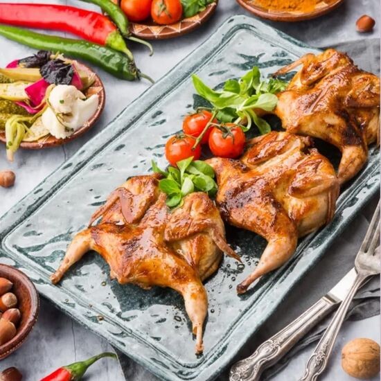 Перепелка на мангале