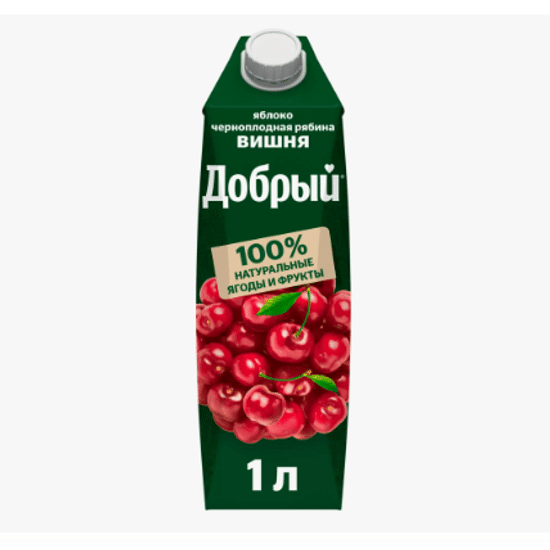 Сок Вишня/Яблоко 1 л.