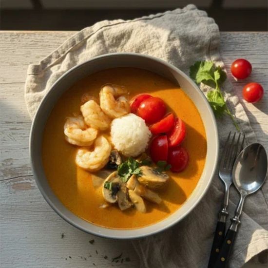 Том Ям с креветками