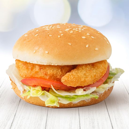 Бургер класс. с креветкой