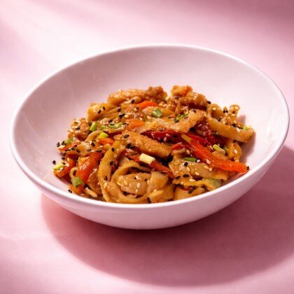 Удон с курицей