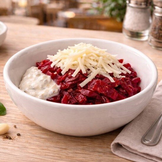 Салат ИЗ СВЕКЛЫ С СЫРОМ