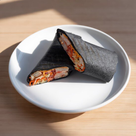 Тортилья ролл с креветками и курицей