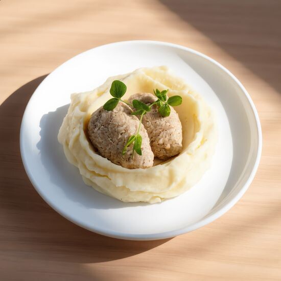 Куриные котлетки на пару с гарниром на выбор