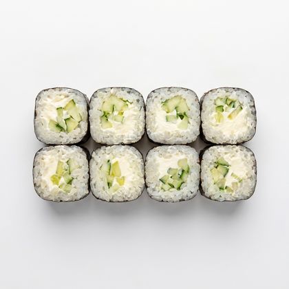 Сливочный ролл с огурцом