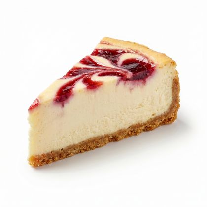 Чизкейк с малиной