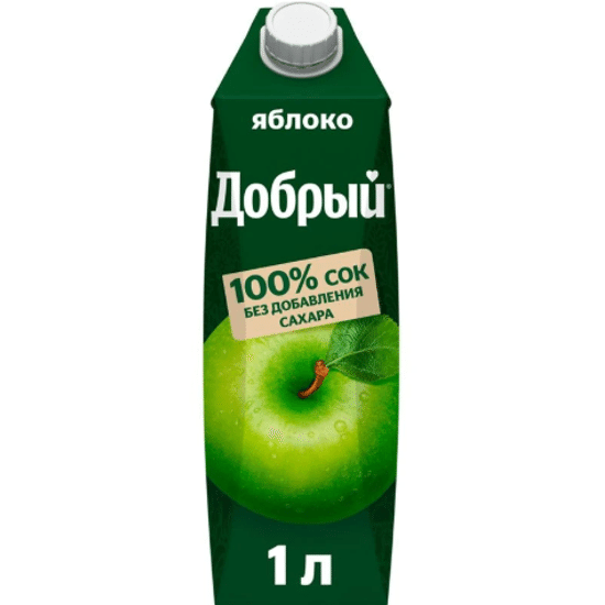 Сок Зеленое яблоко