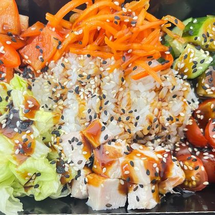 Поке с курицей