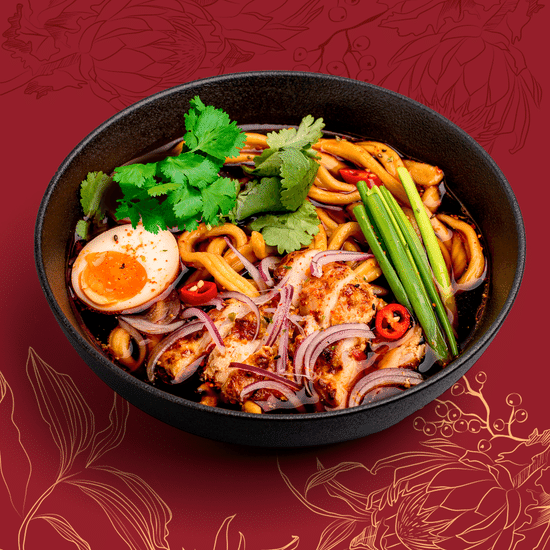 Рамен Ламянь с курицей тандури