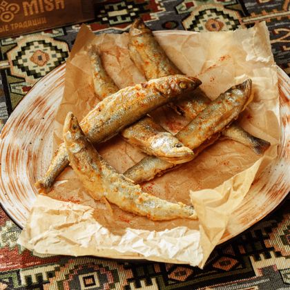 Жареная корюшка "Корюшидзе"