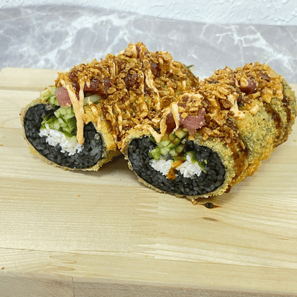 Хот дог темпура тунец