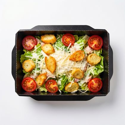 Цезарь с курицей салат