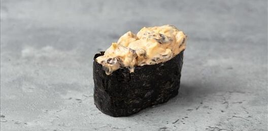 Острые суши с мидиями