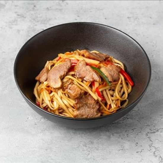 Удон со свининой