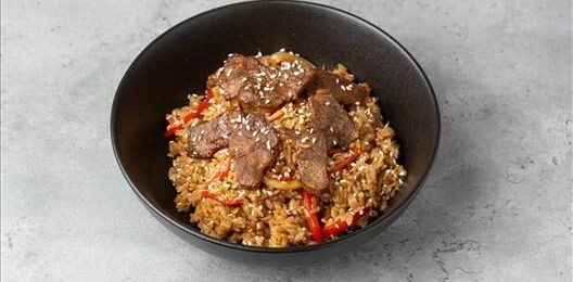 Рис с говядиной