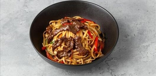 Удон с говядиной