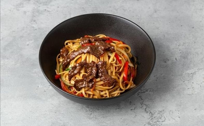 Удон с говядиной