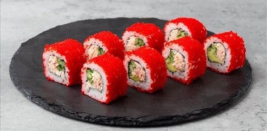 Ролл «Калифорния с крабом»
