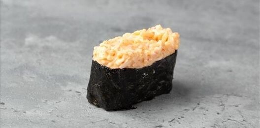 Острые суши с крабом