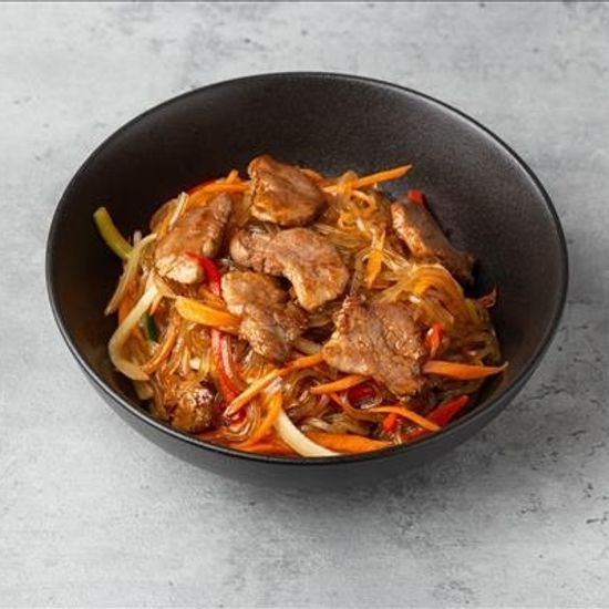 Крахмальная лапша со свининой