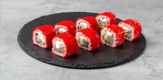 Ролл «Калифорния с креветкой»