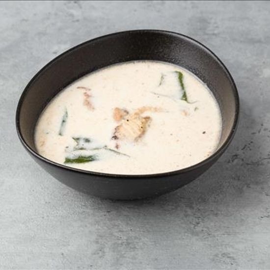 Сливочный суп с угрём