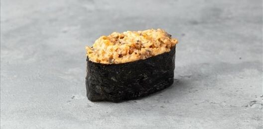 Острые суши с угрём