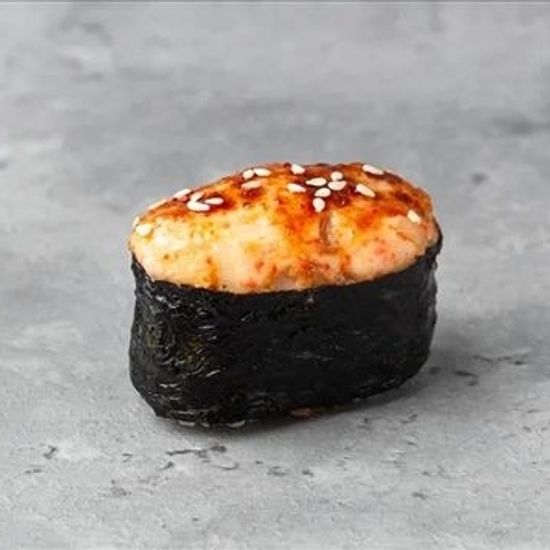 Запечённые суши с крабом