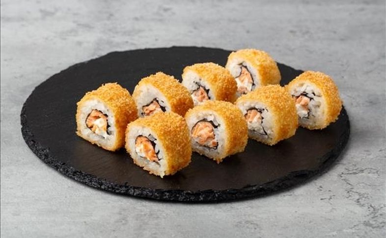 Ролл «Темпура с лососем»