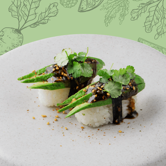 Суши авокадо в пряном терияки