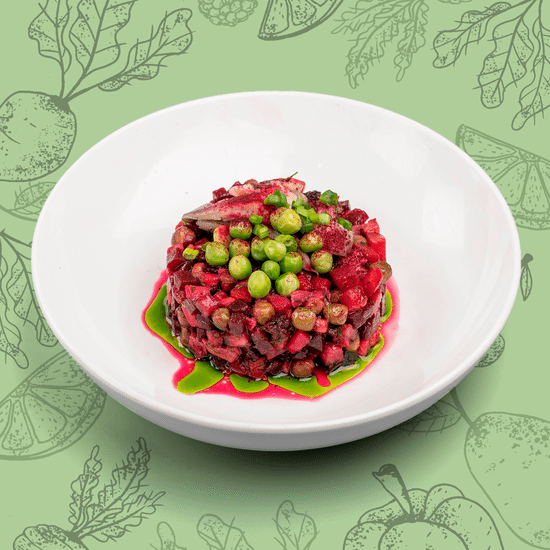 Винегрет с авокадо