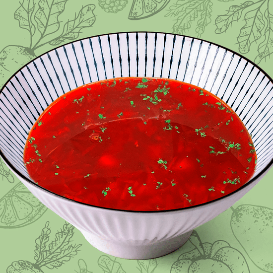 Борщ постный