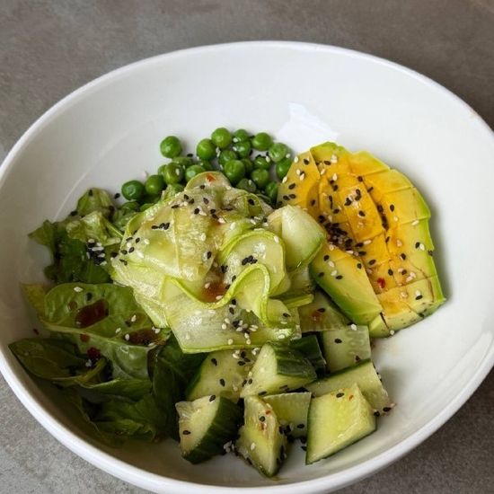 Постный зеленый салат (300г)