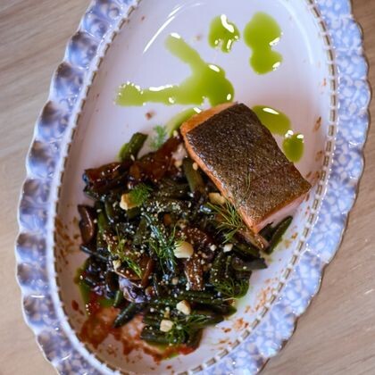 Форель в азитском стиле