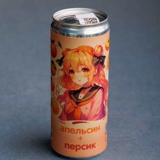 Лимонад Апельсин-Персик  Пипяо