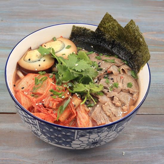 Кимчи рамен с говядиной