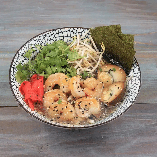 Мисо рамен с креветкой