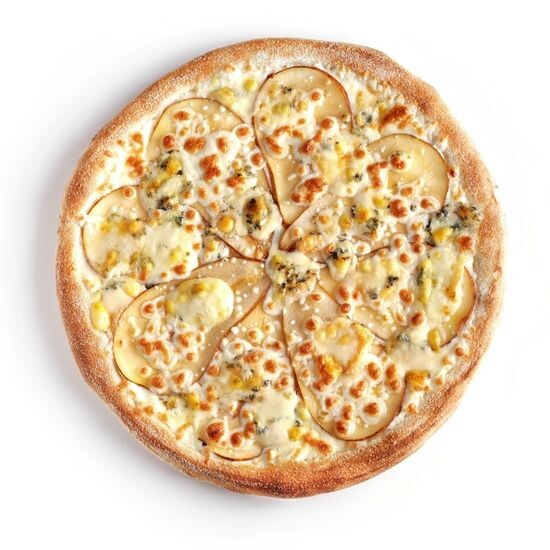 Пицца "4 сыра" с грушей