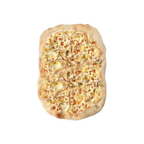 Римская пицца "4 сыра" с грушей