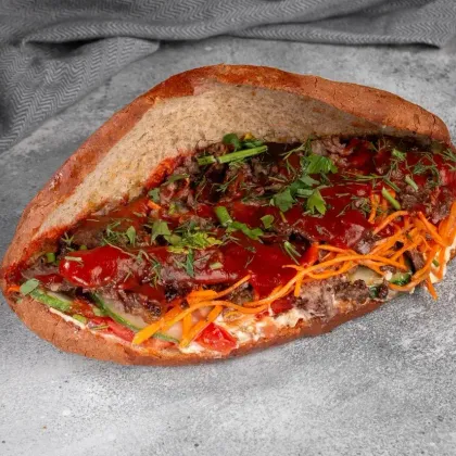 Донер Ржаной с говядиной