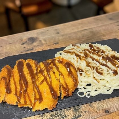 Курочка в панировке с удоном