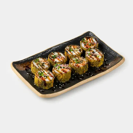 Ролл темпура лосось