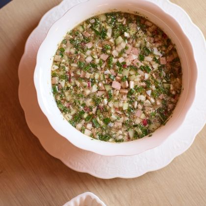 Окрошка на квасе