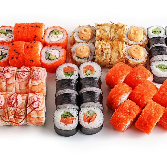 Сет краб, креветка и лосось