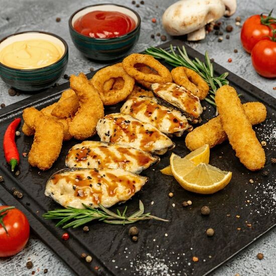 КОМБО "ХРУСТИМ ПО-МОРСКОМУ"