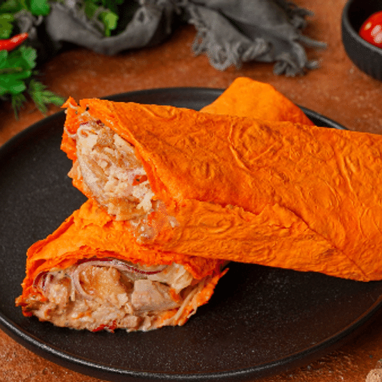 Шаурма в сырном лаваше