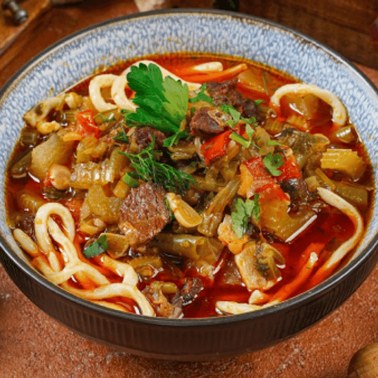 Лагман с говядиной