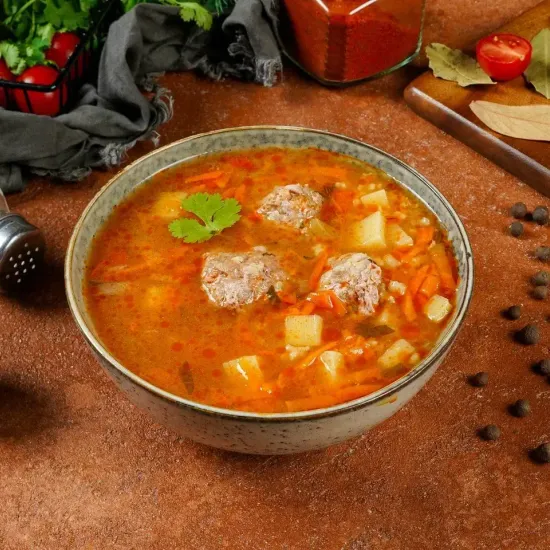 Суп с фрикадельками