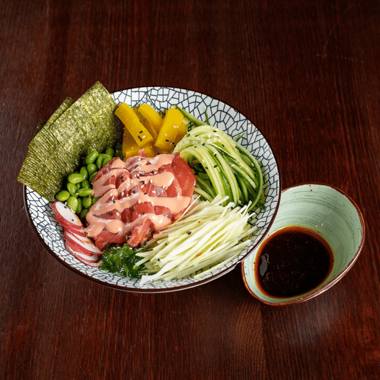 Поке с лососем