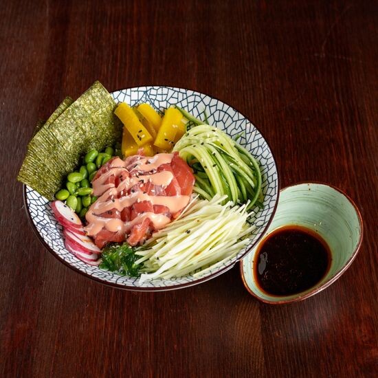 Поке с лососем